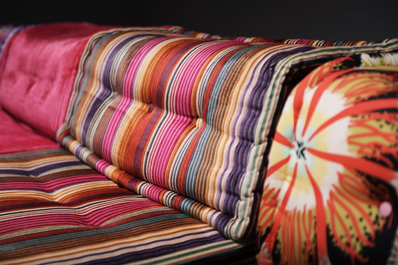 Image 1 of Superbe tissu XXL Mah Jong 'Missoni Home' par Hans Hopfer pour Roche Bobois