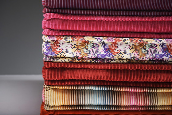 Image 1 of Superbe tissu XXL Mah Jong 'Missoni Home' par Hans Hopfer pour Roche Bobois