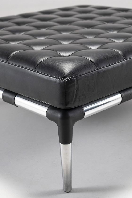 Image 1 of Cassina "Prive" Leather Set By Phillippe Starck