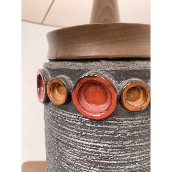 Image 1 of Vintage ceramic table lamp from Perignem, Belgium