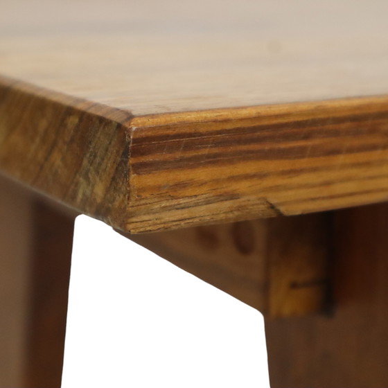 Image 1 of Solid Teak Wooden Side Table Plant Table