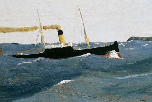 Edward Hopper----Le bateau à vapeur