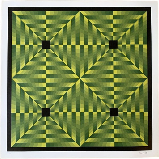 Image 1 of Vintage photolithograph by Jim Bird, 1972