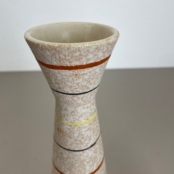 Image 1 of Coppia di vasi vintage in ceramica di lava grassa "Multi-Color" di Scheurich, Germania, anni '70