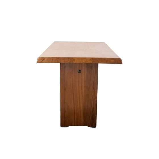 Image 1 of Vintage table in elmwood model T14A by Pierre Chapo, 1960s