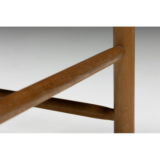 Image 1 of Mid-century cognac dining chairs, France 1950s