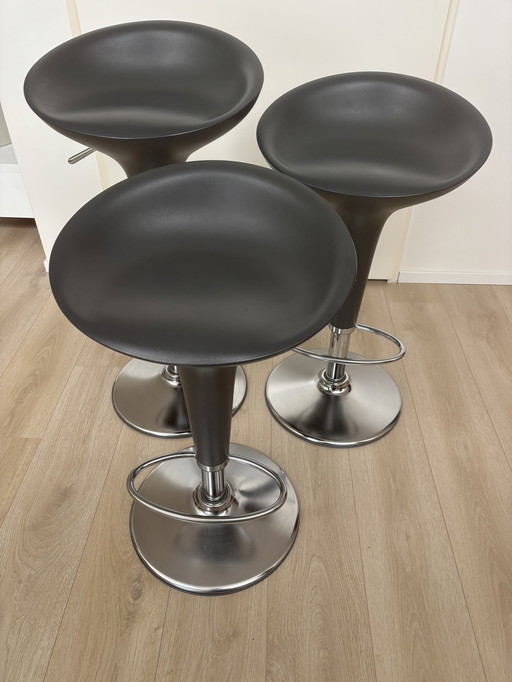 3x Magis Bomba Stefano Giovannini Bar Stools