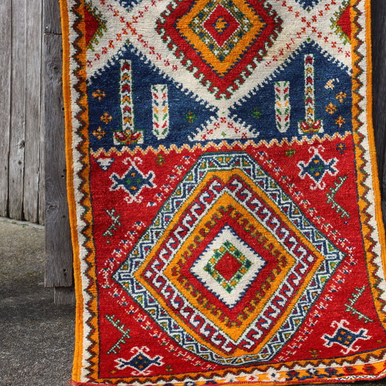 Image 1 of Tappeto Kilim vintage intrecciato a mano - Kilim di lana turca - Passatoia per tappeti - Anni '70