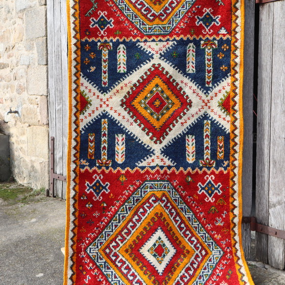 Image 1 of Tappeto Kilim vintage intrecciato a mano - Kilim di lana turca - Passatoia per tappeti - Anni '70