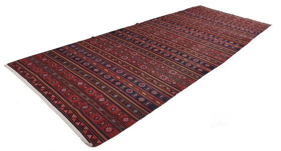 Image 1 of Original Modern Style Kelim Deco Design 460 X 180 Cm Very Top Condition