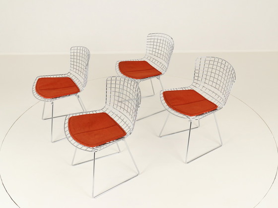 Image 1 of Dining Chairs Model 420C By Harry Bertoia For Knoll, Us, 1960S