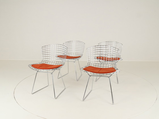 Image 1 of Dining Chairs Model 420C By Harry Bertoia For Knoll, Us, 1960S