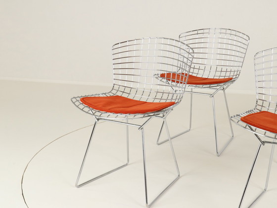 Image 1 of Dining Chairs Model 420C By Harry Bertoia For Knoll, Us, 1960S