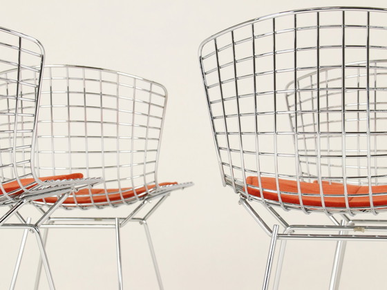 Image 1 of Dining Chairs Model 420C By Harry Bertoia For Knoll, Us, 1960S