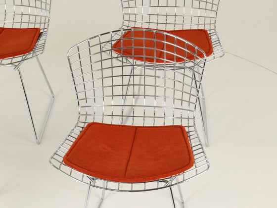 Image 1 of Dining Chairs Model 420C By Harry Bertoia For Knoll, Us, 1960S