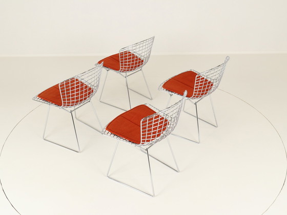 Image 1 of Dining Chairs Model 420C By Harry Bertoia For Knoll, Us, 1960S