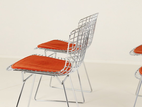 Image 1 of Dining Chairs Model 420C By Harry Bertoia For Knoll, Us, 1960S