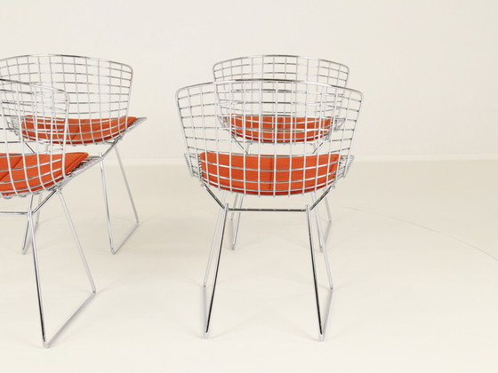 Image 1 of Dining Chairs Model 420C By Harry Bertoia For Knoll, Us, 1960S