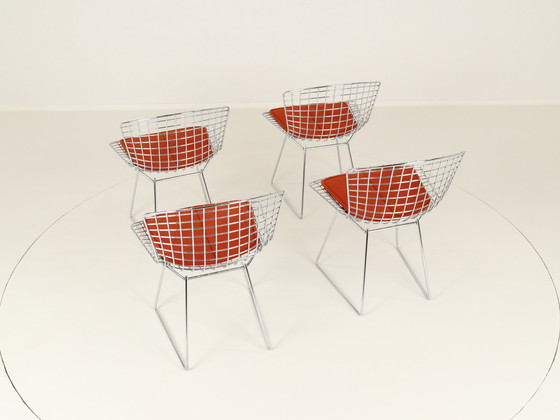 Image 1 of Dining Chairs Model 420C By Harry Bertoia For Knoll, Us, 1960S