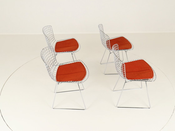 Image 1 of Dining Chairs Model 420C By Harry Bertoia For Knoll, Us, 1960S