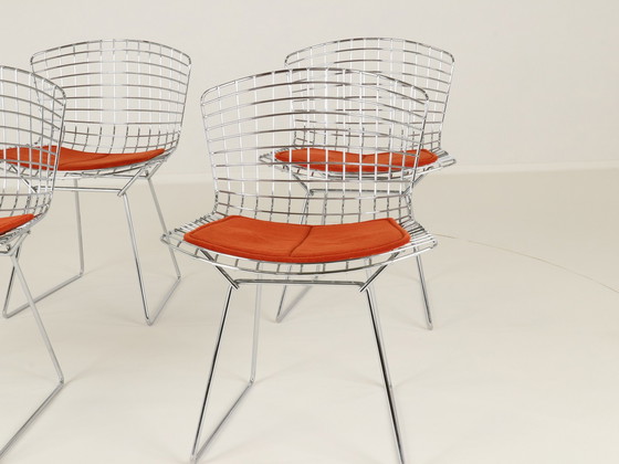 Image 1 of Dining Chairs Model 420C By Harry Bertoia For Knoll, Us, 1960S