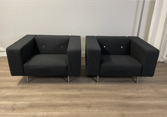 Image 1 of 2x Moooi bottoni armchairs