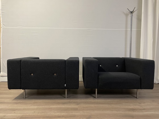 Image 1 of 2x Moooi bottoni armchairs