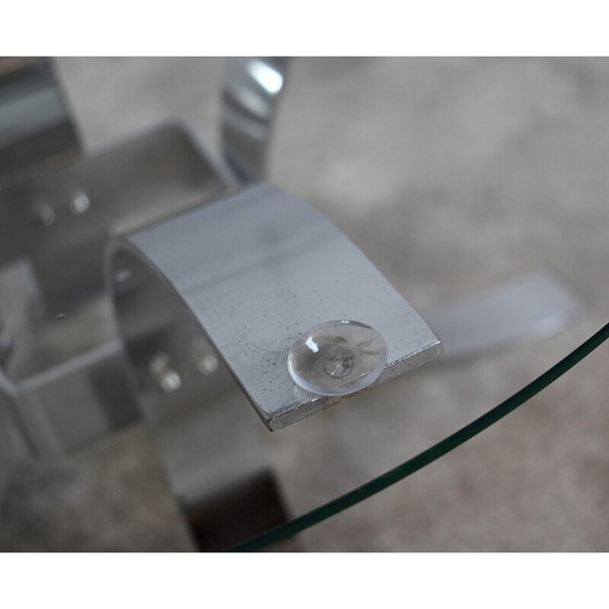 Image 1 of Vintage glass coffee table, 1960
