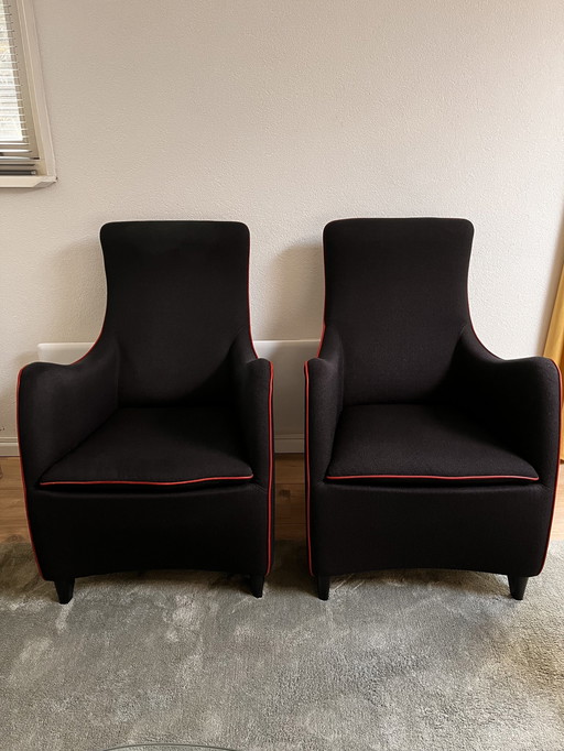 2x Wittmann Senta Armchairs