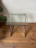 Gebra side table glass