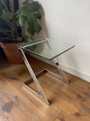 Gebra side table glass