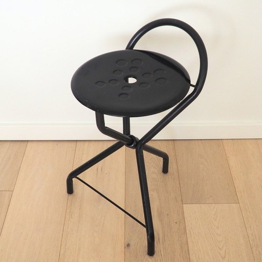 Tubecon 1980S Folding Design Seat Stool 