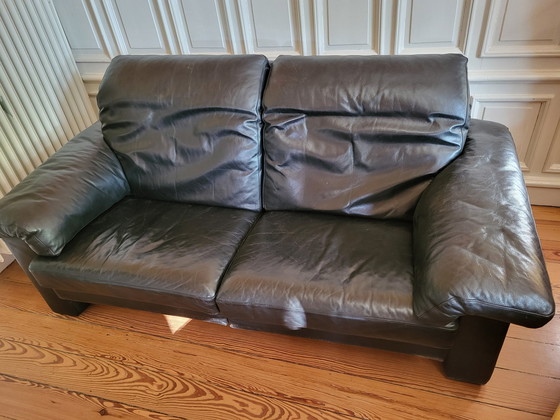 Image 1 of 2x Rolf Benz leather sofas