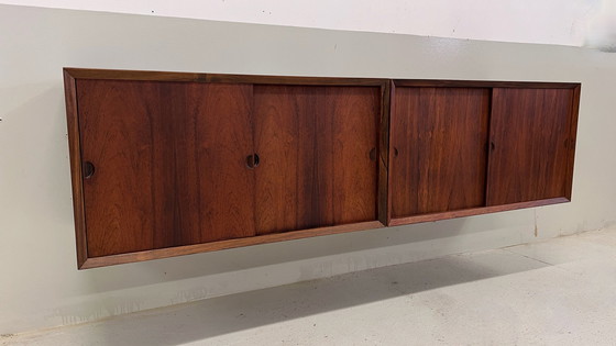 Image 1 of Wall Mounted Sideboards By Poul Cadovius For Cado. 1960S.