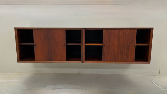 Image 1 of Wall Mounted Sideboards By Poul Cadovius For Cado. 1960S.