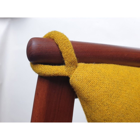 Image 1 of Sedia a dondolo vintage in legno Afrormosia di Frank Reenskaug, 1960