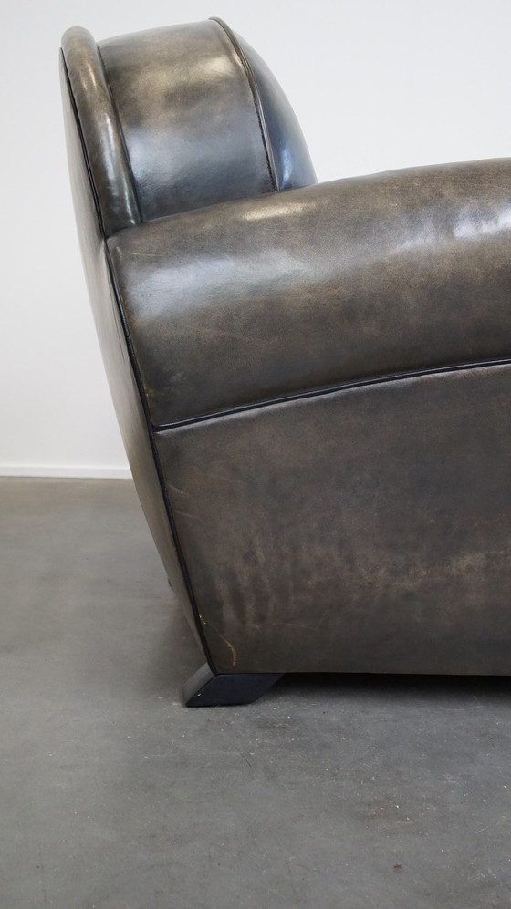 Image 1 of 2 X Sheep Leather Design Armchair By Bart Van Bekhoven