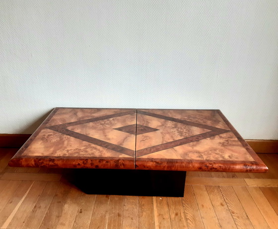 Image 1 of Eric Maville wooden bar coffee table