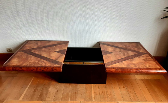 Image 1 of Eric Maville wooden bar coffee table