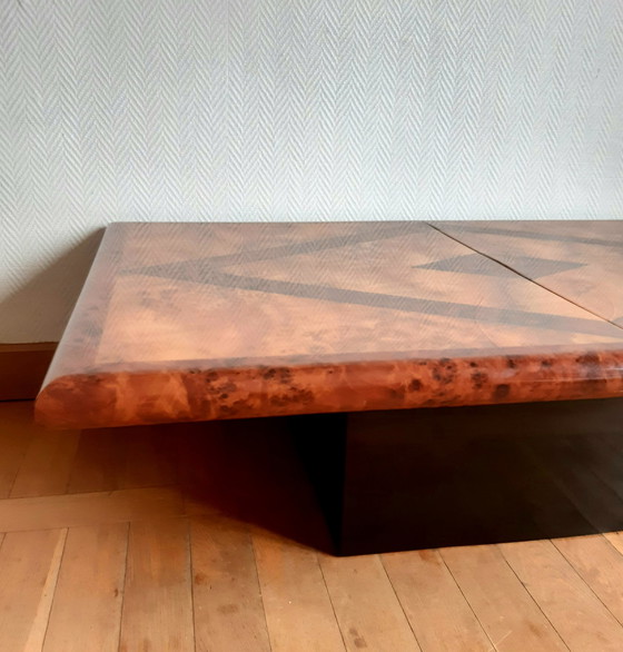 Image 1 of Eric Maville wooden bar coffee table