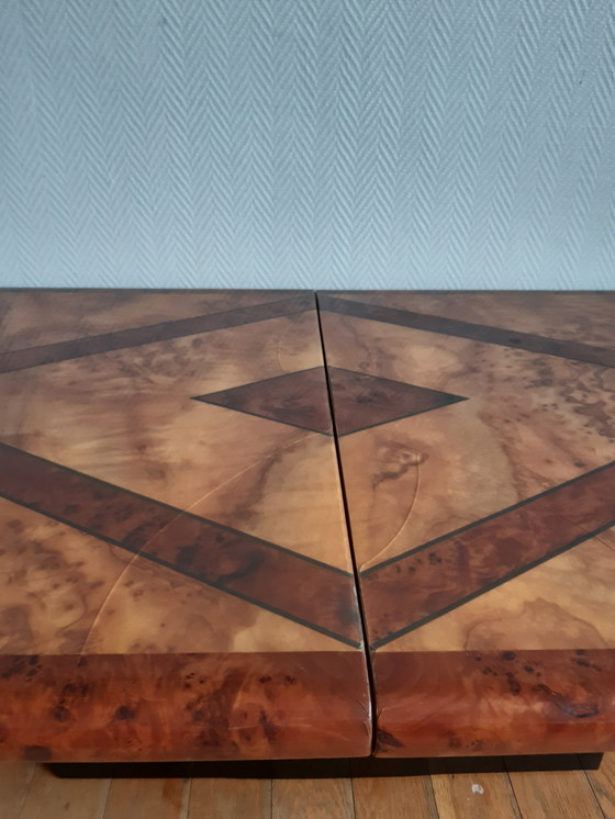 Image 1 of Eric Maville wooden bar coffee table