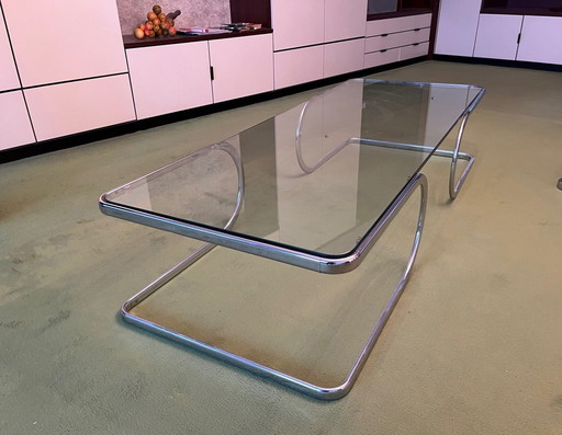 Vintage glass table