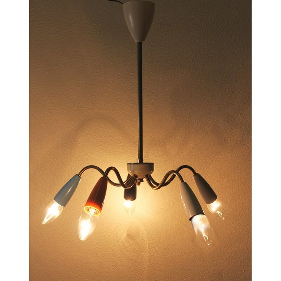 Image 1 of Vintage spider chandelier, Italy 1970