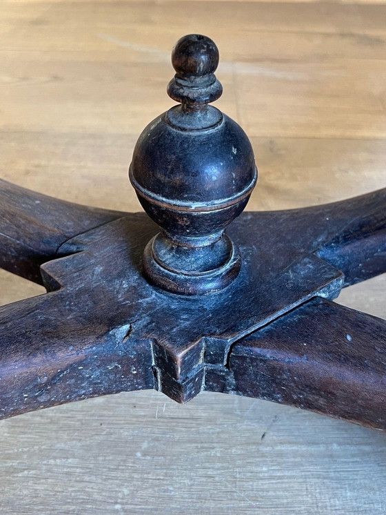 Image 1 of Louis Xiii Style High Back Walnut Bench, 1880S