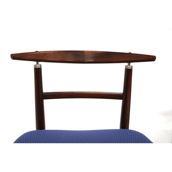 Image 1 of Set of 6 vintage chairs in rosewood by Helge Sibast and Børge Rammerskov, Denmark 1960