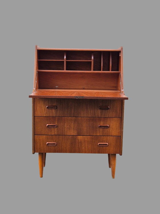 Image 1 of Norwegian Teak Secretary 1960s