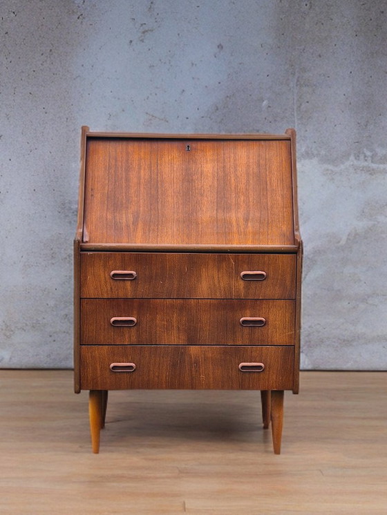 Image 1 of Norwegian Teak Secretary 1960s