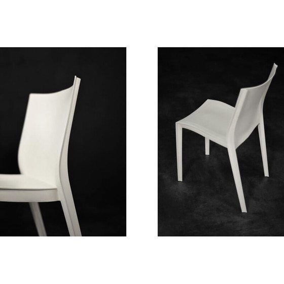 Image 1 of Set of 5 vintage French Slick Slick white plastic chairs by Philippe Starck for Xo Design, 1999