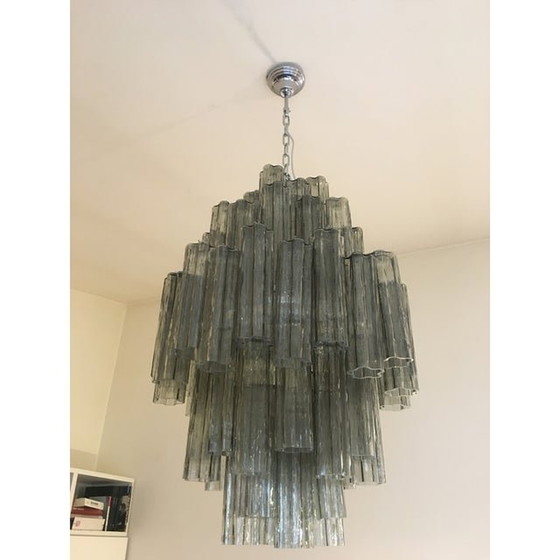 Image 1 of Contemporary Modern "Tronco" Murano Glass Sputnik Chandelier Venini Style