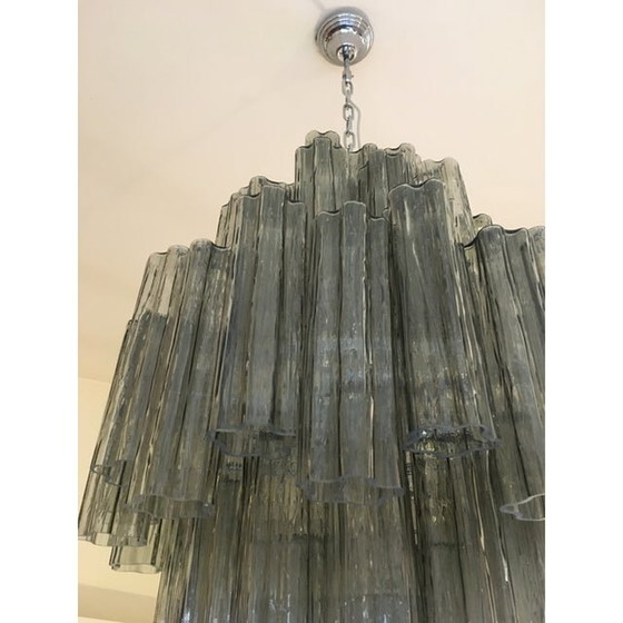 Image 1 of Contemporary Modern "Tronco" Murano Glass Sputnik Chandelier Venini Style